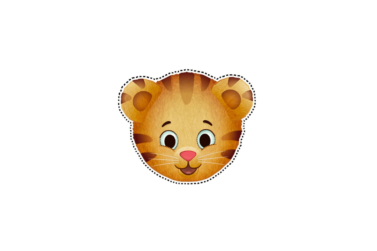 cute tiger vector image illustration