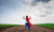 boy with cape in the countryside