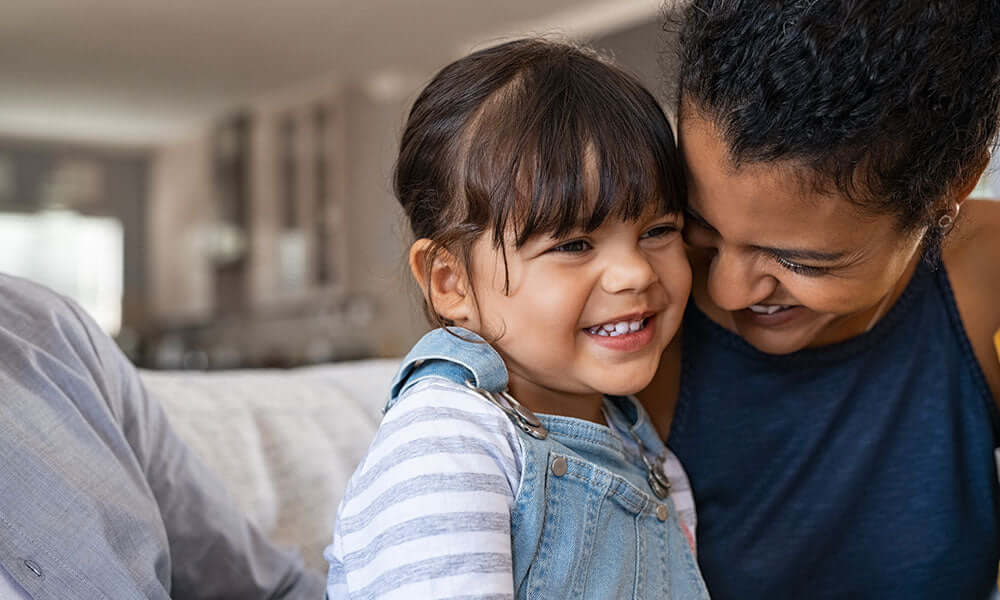 mother with daughter
