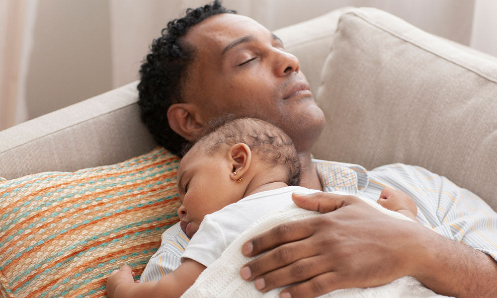 father sleeping with son