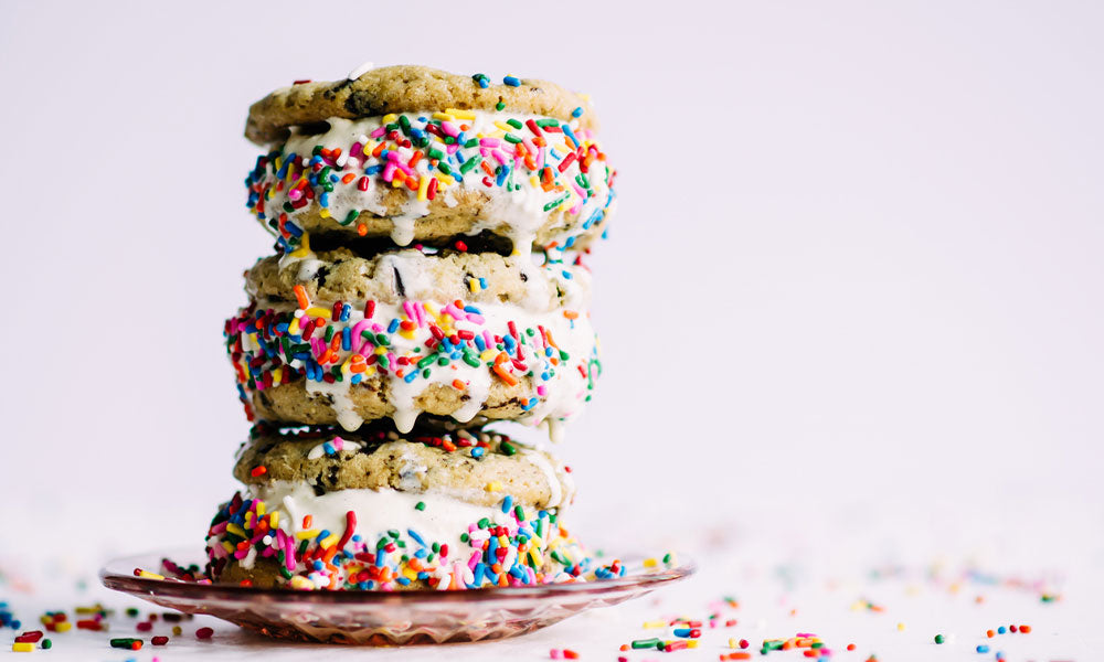 Receta hecha por niños: Sandwiches de helado Funfetti