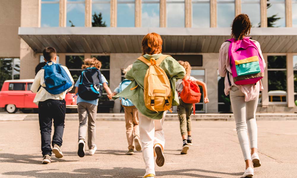 los niños vuelven al colegio