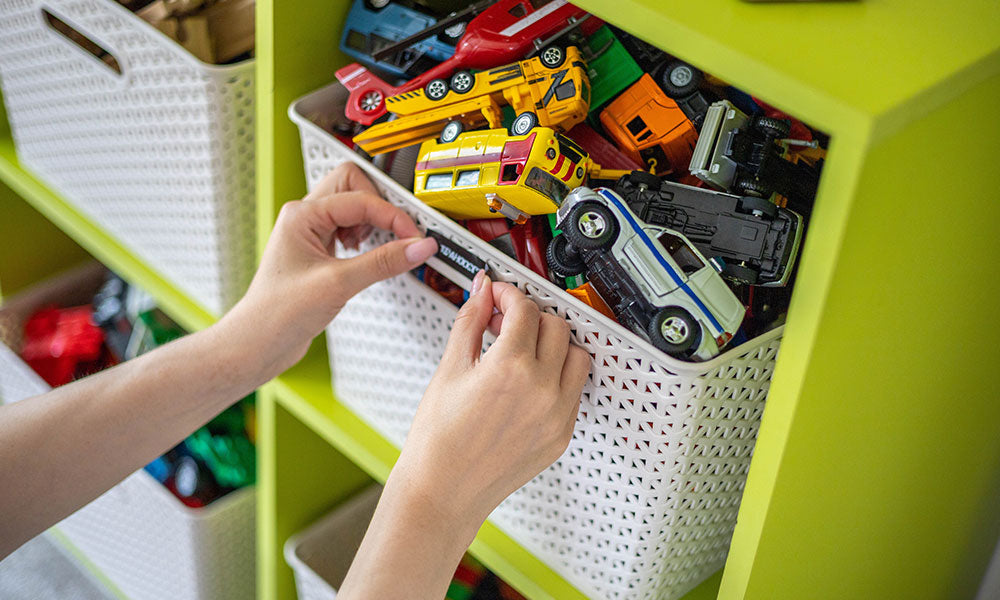 kids playing with toys